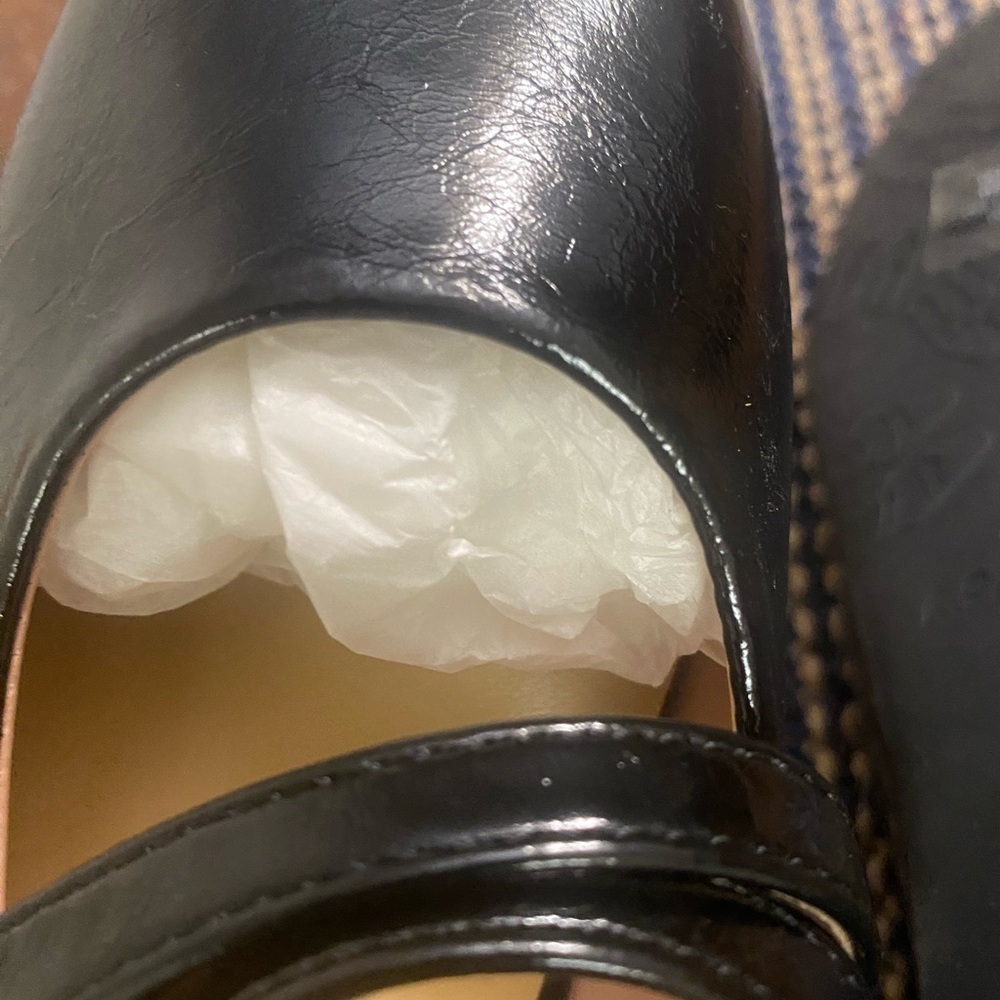 C. Paravano Black Mary Janes Size 7.5 - Picture 4 of 9